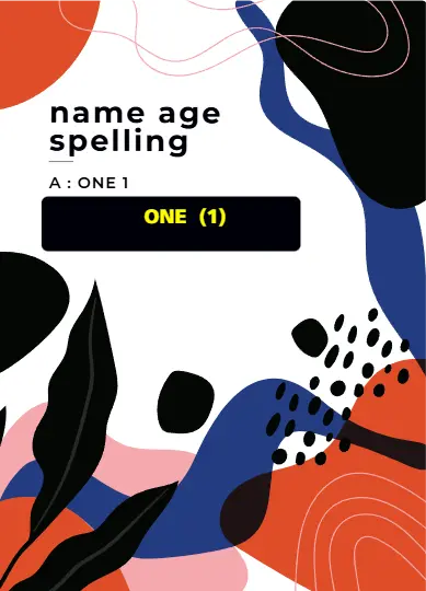 Age Name Spelling