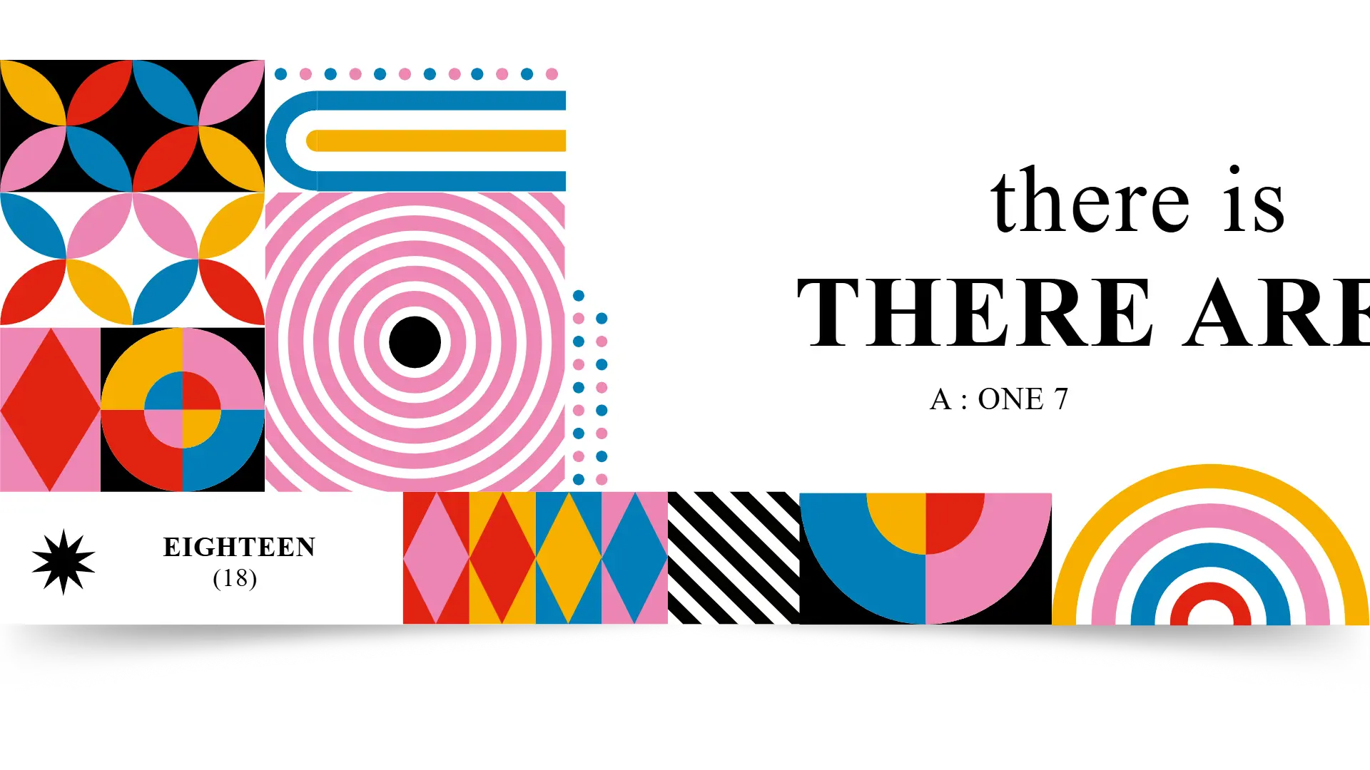 there is there are